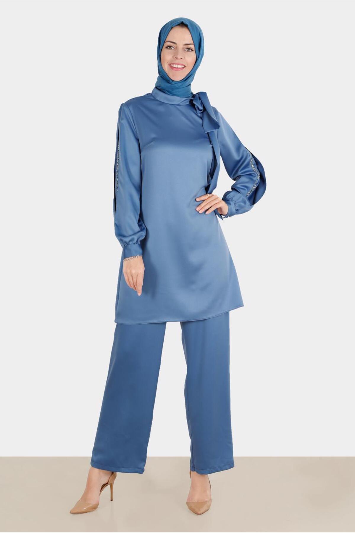 ست لباس زنانه راسته فاق نرمال آستین استاندارد | آلوینا Alvina 22YTKP0030276