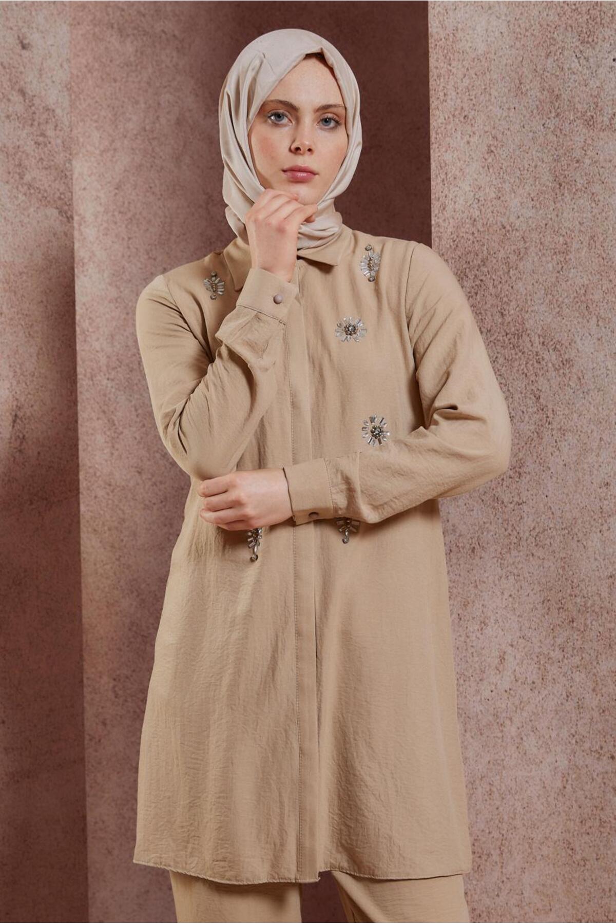 ست لباس زنانه راسته فاق نرمال آستین استاندارد | آلوینا Alvina 23YTKP0043935