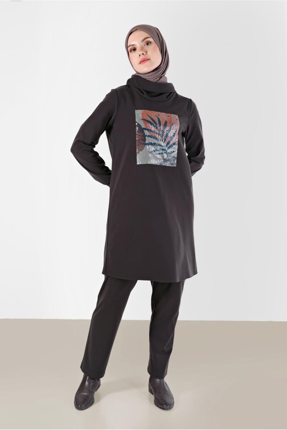 ست لباس زنانه راسته فاق نرمال | آلوینا Alvina 22KTKP0042369