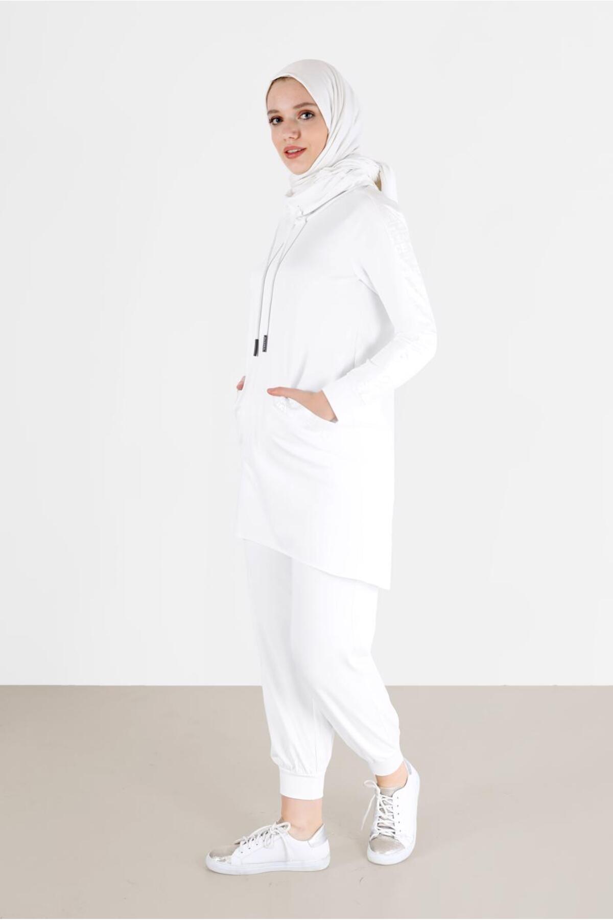ست لباس زنانه طرح دار فاق نرمال | آلوینا Alvina 22KTKP0042265