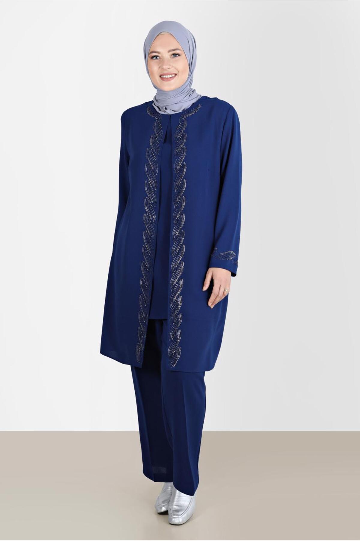 ست لباس زنانه راسته کشسان آستین استاندارد | آلوینا Alvina 22YTKP0020243