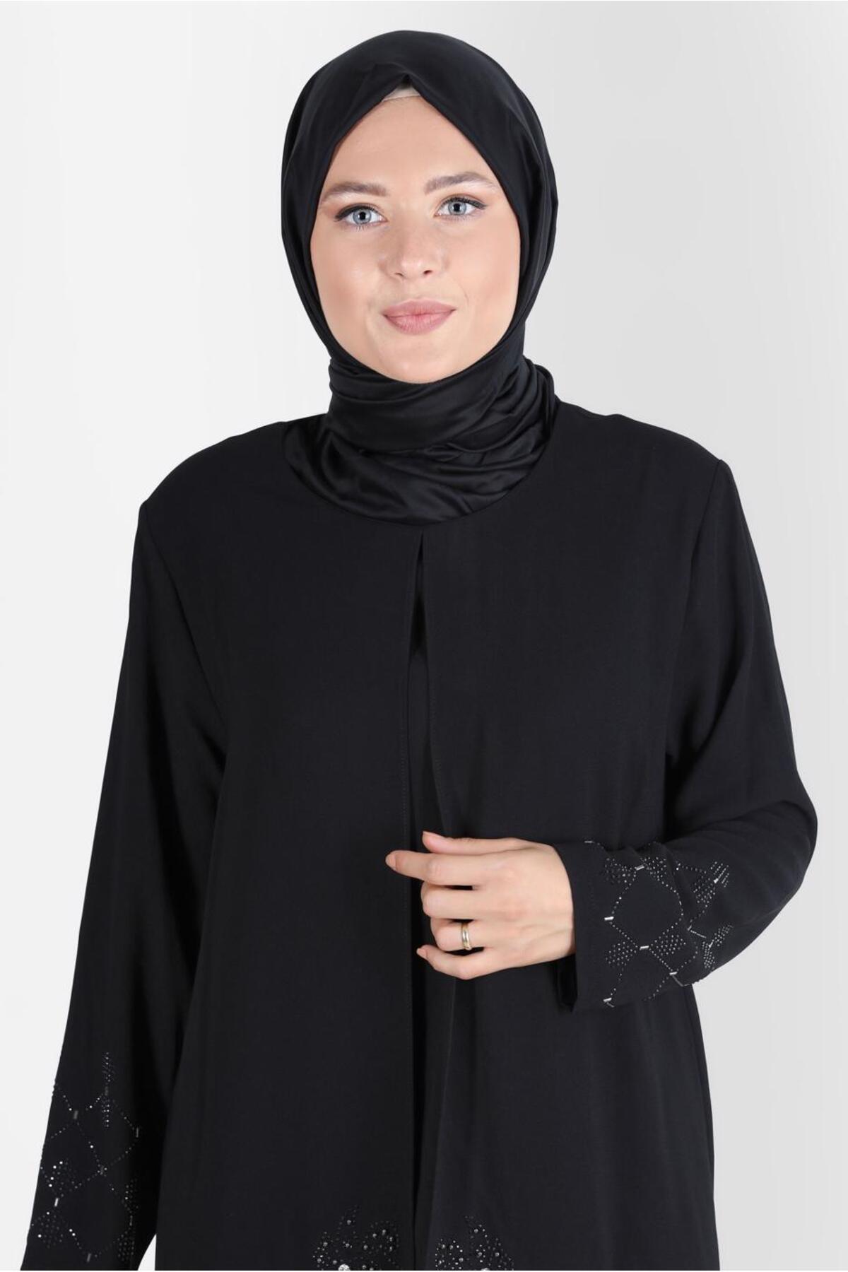 ست لباس زنانه طرح دار فاق نرمال آستین استاندارد | آلوینا Alvina 22YTKP0020241