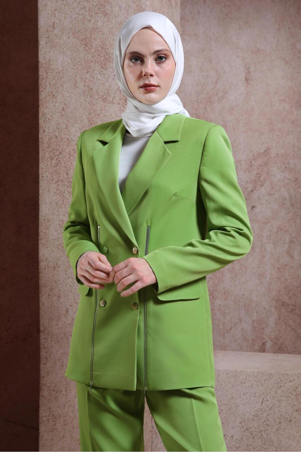 ست لباس زنانه راسته فاق نرمال آستین استاندارد | آلوینا Alvina 24YTKP0030422
