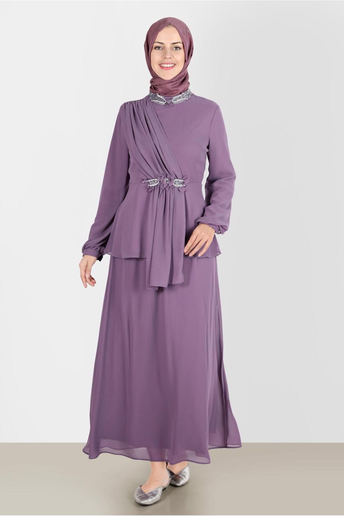 ست لباس زنانه راسته فاق نرمال آستین استاندارد | آلوینا Alvina 22YTKE0030252