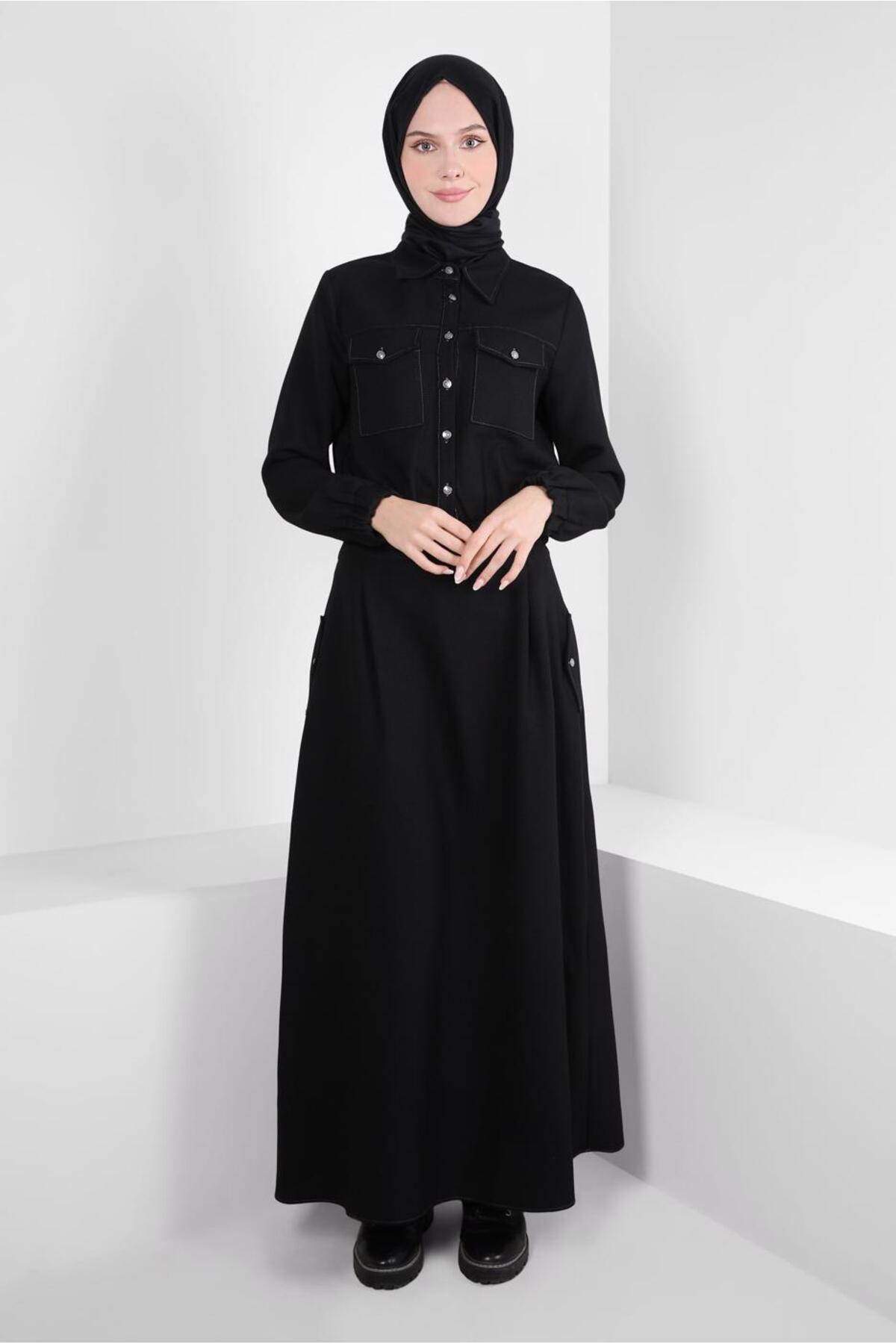 ست لباس زنانه راسته فاق نرمال آستین استاندارد | آلوینا Alvina 24KTKE0044227