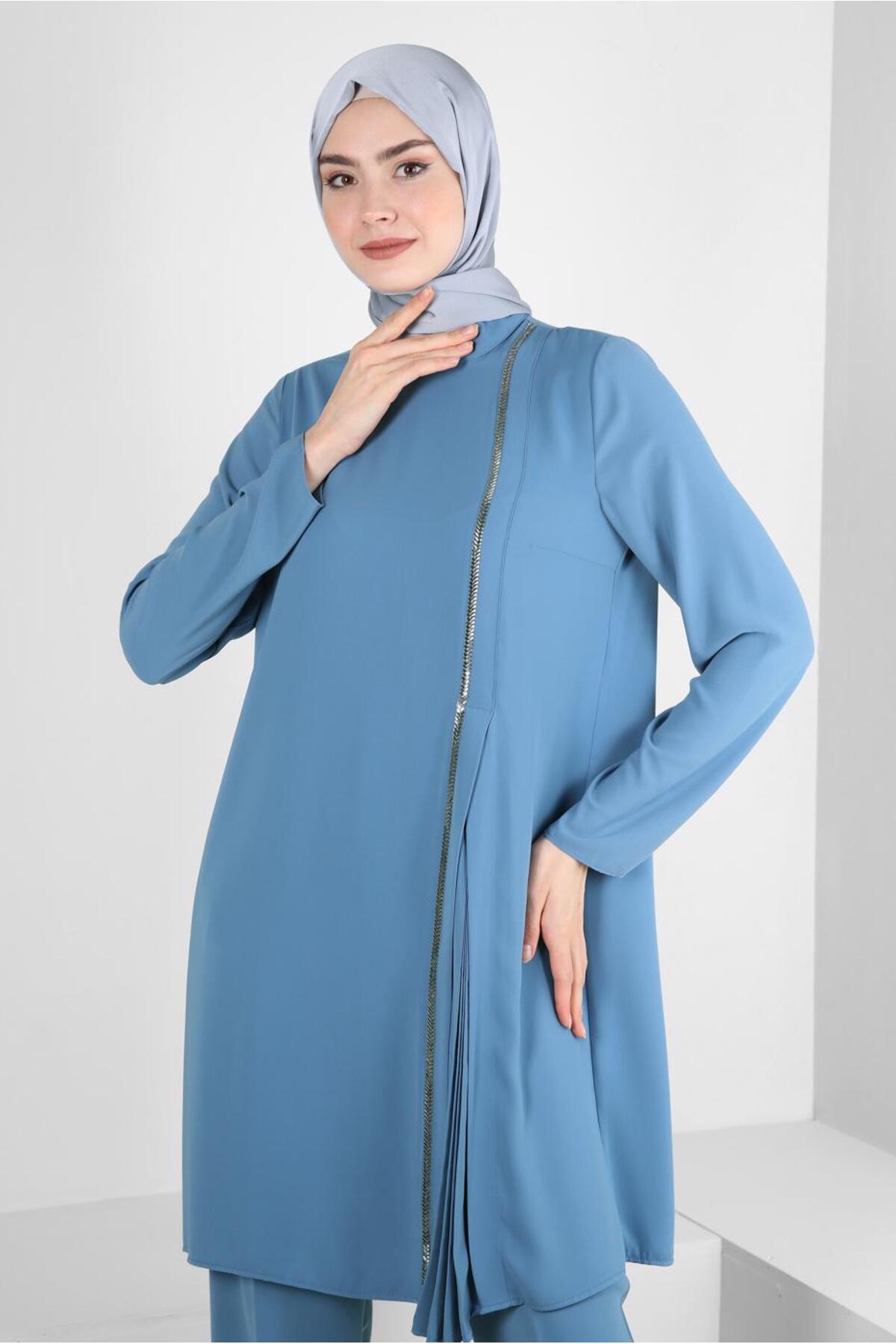 ست لباس زنانه راسته فاق نرمال آستین استاندارد | آلوینا Alvina 23YTKP0043536