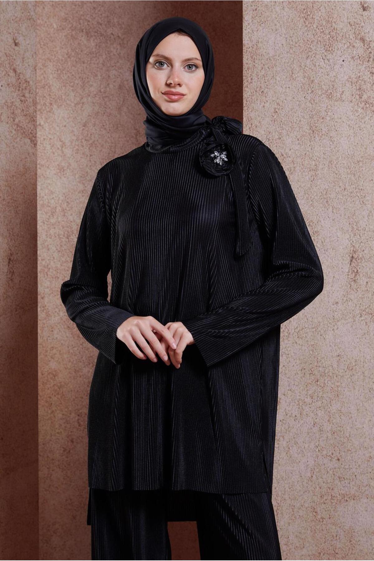 ست لباس زنانه راسته فاق نرمال آستین استاندارد | آلوینا Alvina 24YTKP0044690