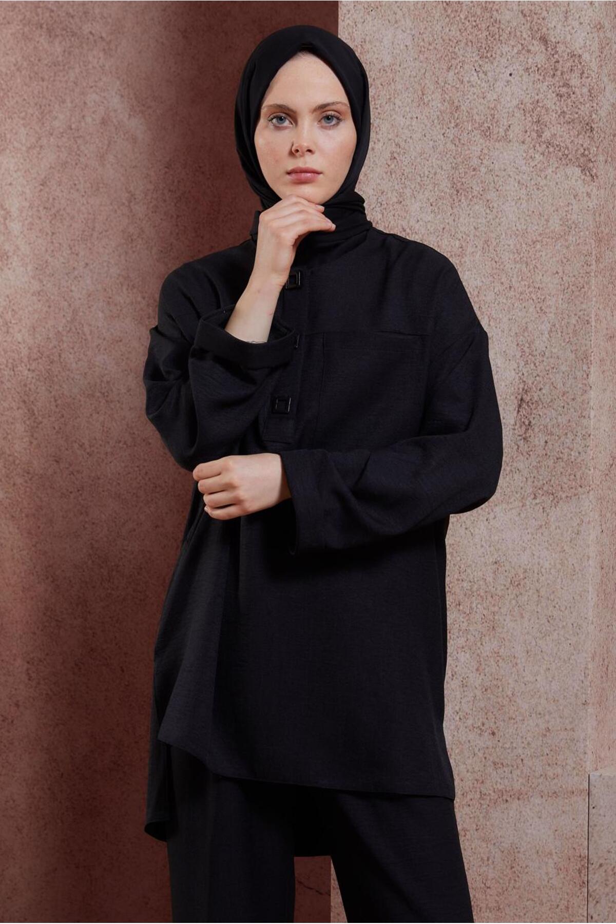 ست لباس زنانه راسته فاق نرمال آستین استاندارد | آلوینا Alvina 24YTKP0044418