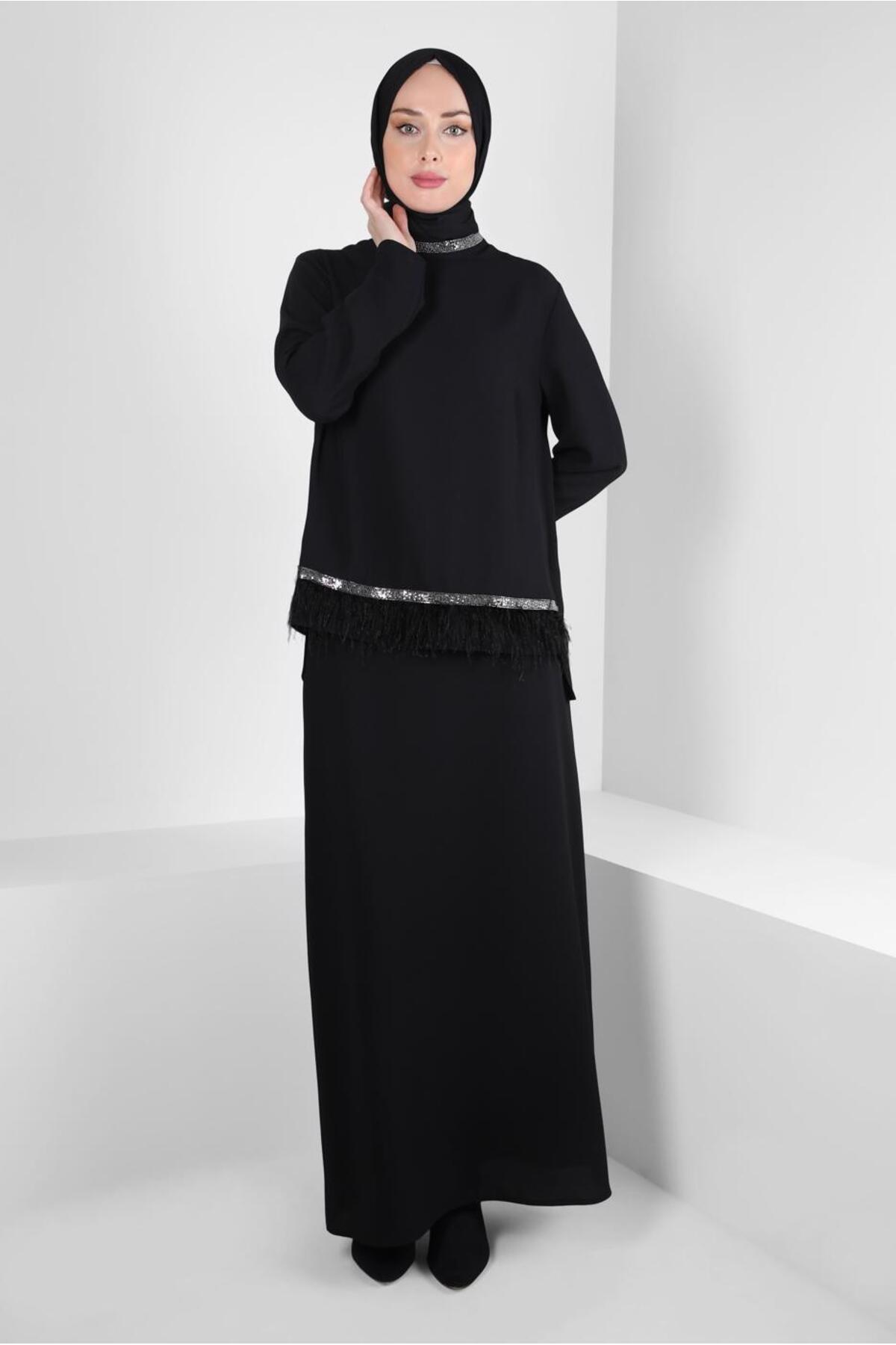 ست لباس زنانه راسته فاق نرمال آستین استاندارد | آلوینا Alvina 22KTKE0030205