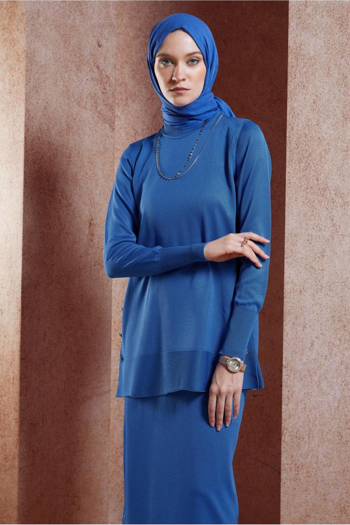 ست لباس زنانه راسته فاق نرمال آستین استاندارد | آلوینا Alvina 25KTKE0044959