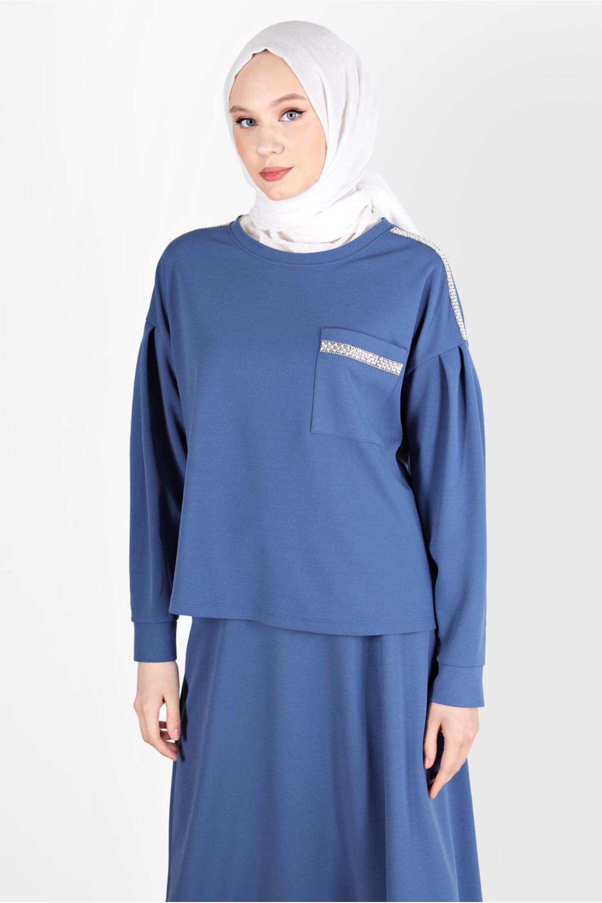 ست لباس زنانه راسته فاق نرمال آستین استاندارد | آلوینا Alvina 22YTKE0042658