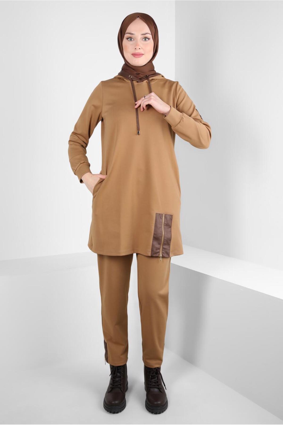 ست لباس زنانه راسته فاق نرمال آستین استاندارد | آلوینا Alvina 24KTKP0044212
