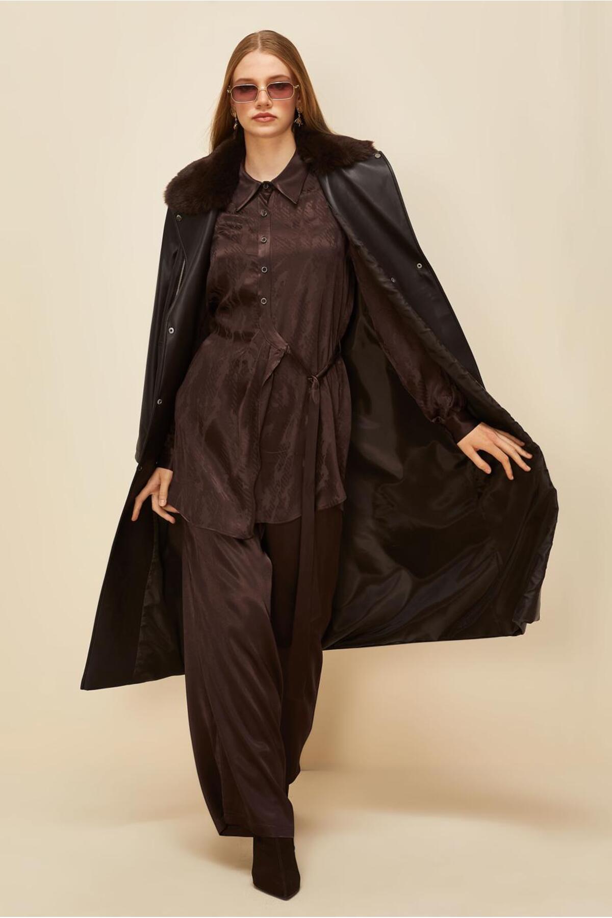 ست لباس زنانه راسته فاق نرمال آستین استاندارد | آلوینا Alvina 26KTKP0046075