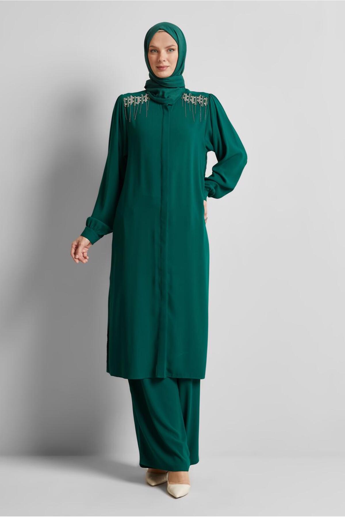 ست لباس زنانه راسته فاق نرمال آستین استاندارد | آلوینا Alvina 25YTKP0045455