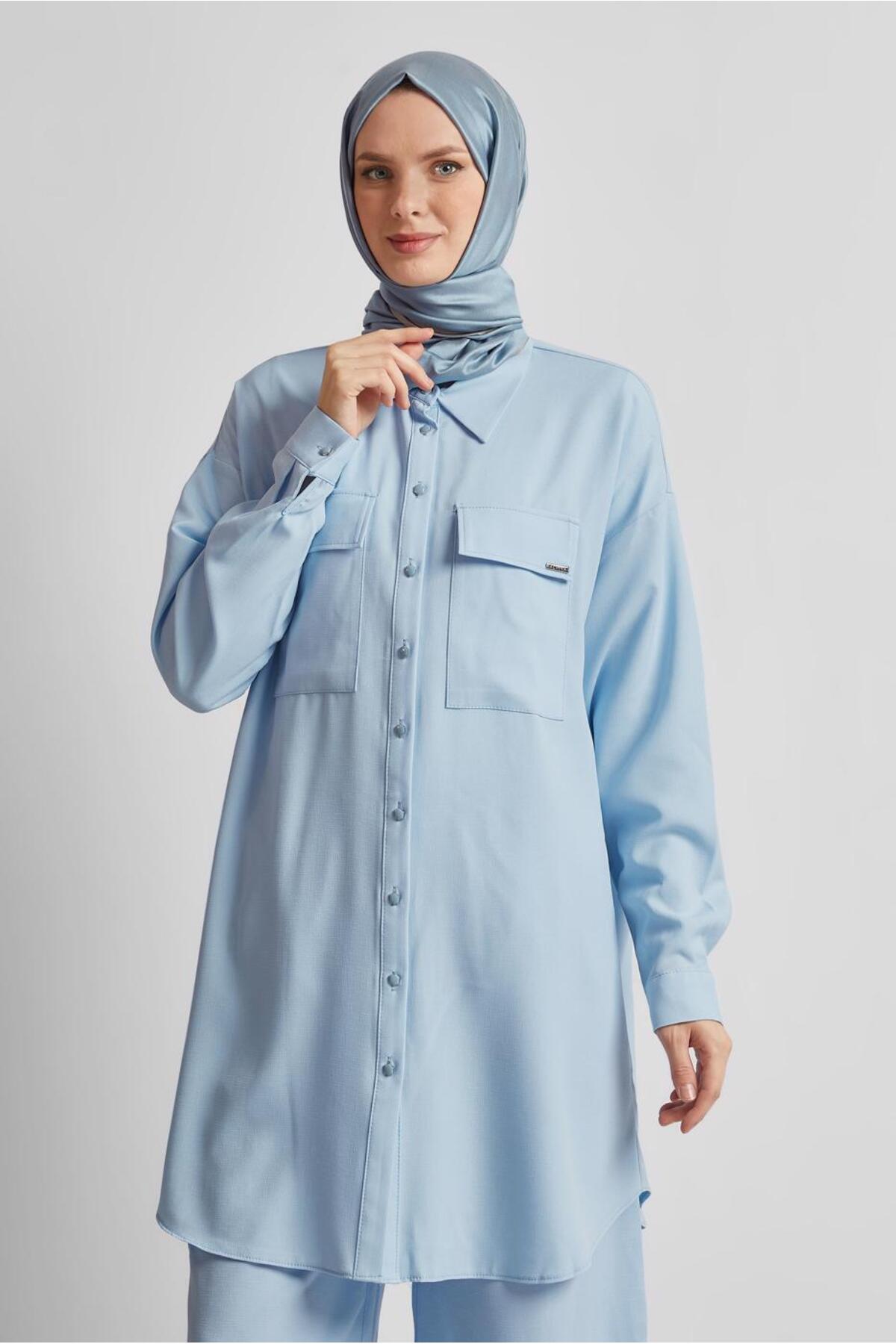 ست لباس زنانه راسته فاق نرمال آستین استاندارد | آلوینا Alvina 24YTKP0044473