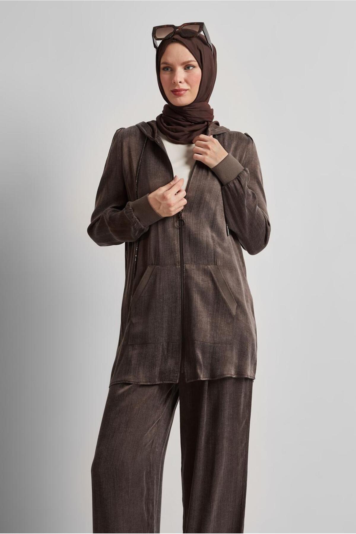 ست لباس زنانه راسته فاق نرمال آستین استاندارد | آلوینا Alvina 25YTKP0045585