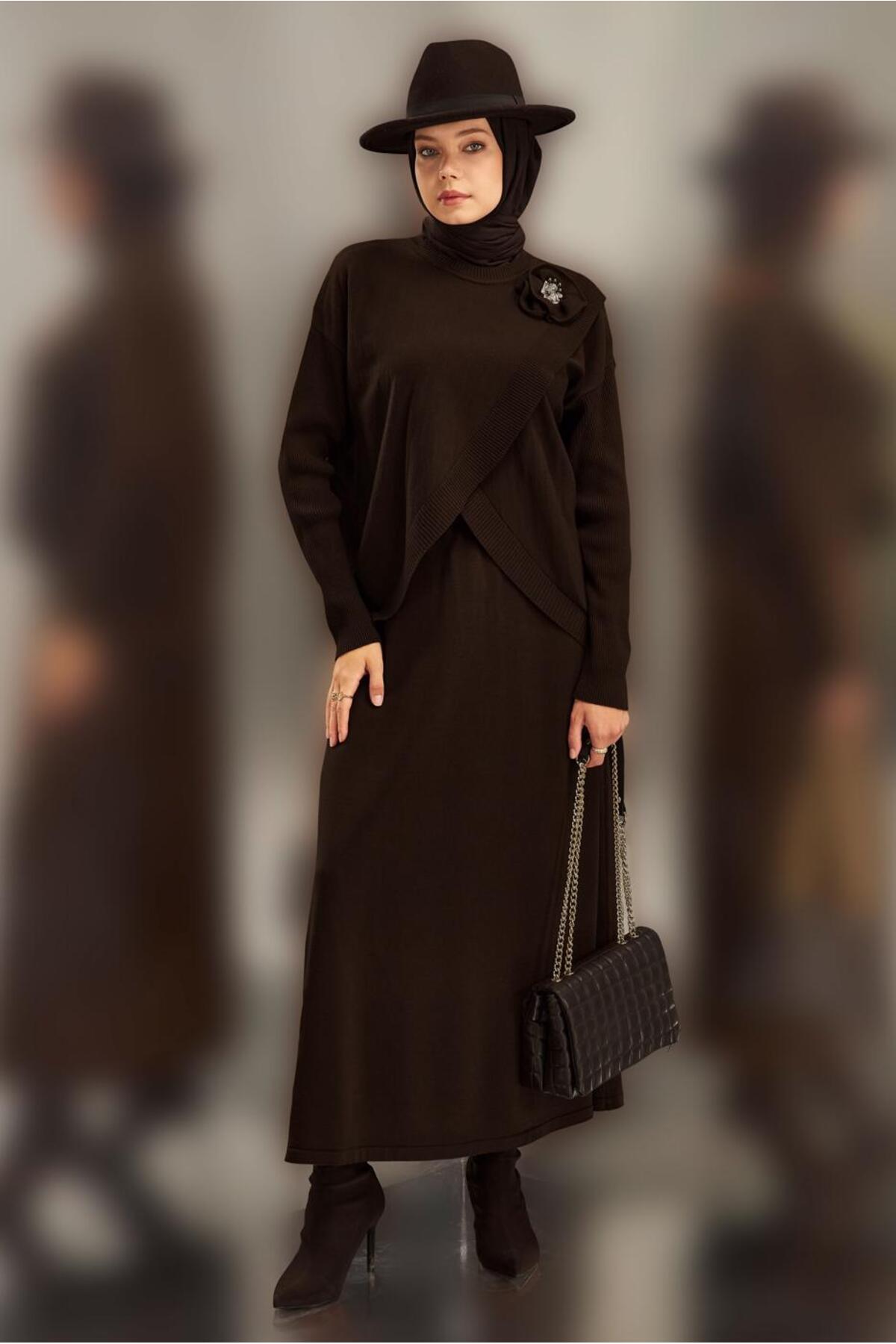 ست لباس زنانه راسته فاق نرمال آستین استاندارد | آلوینا Alvina 25KTKE0044911