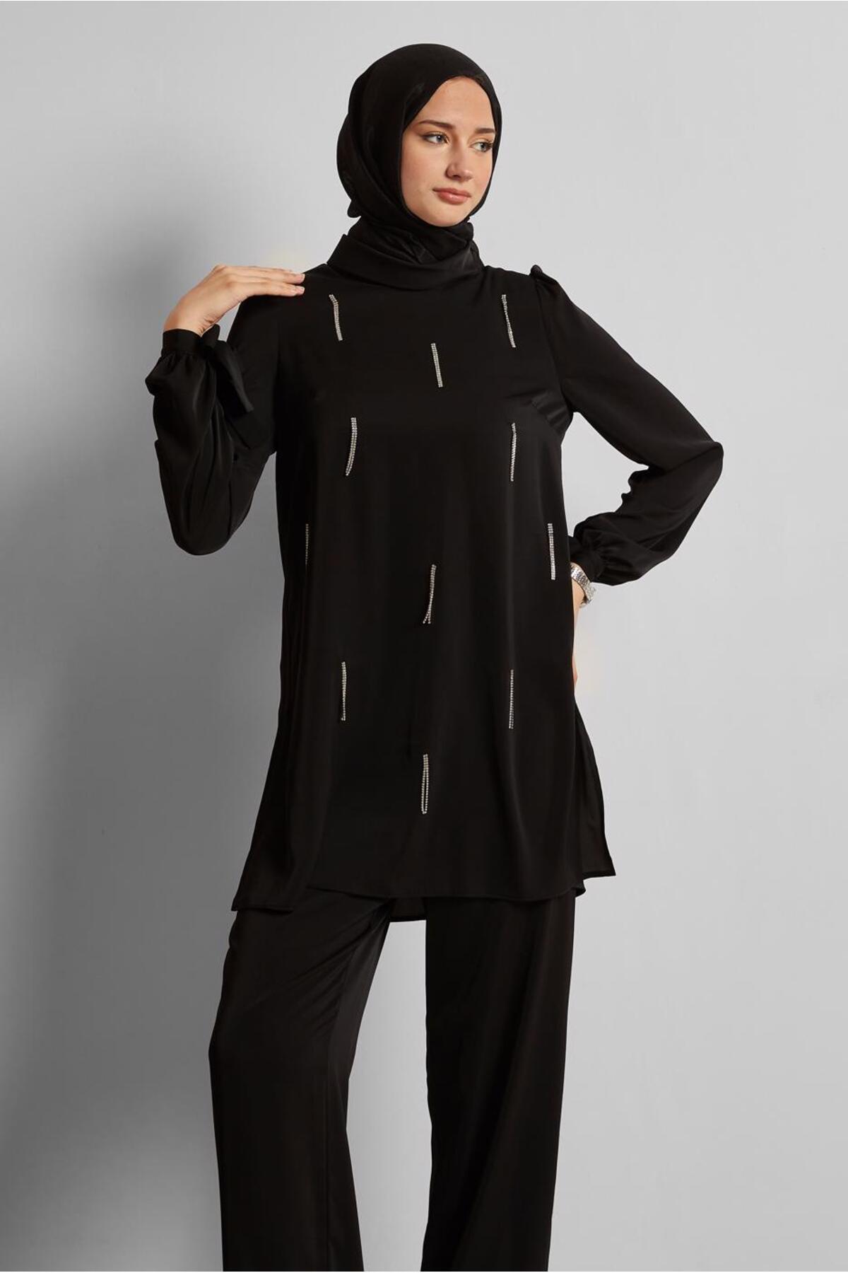 ست لباس زنانه راسته فاق نرمال آستین استاندارد | آلوینا Alvina 25YTKP0045669