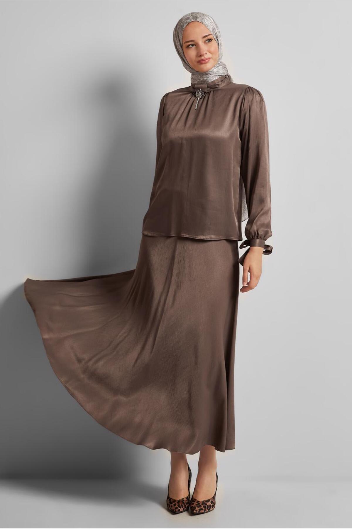 ست لباس زنانه راسته فاق نرمال آستین استاندارد | آلوینا Alvina 25YTKE0045706