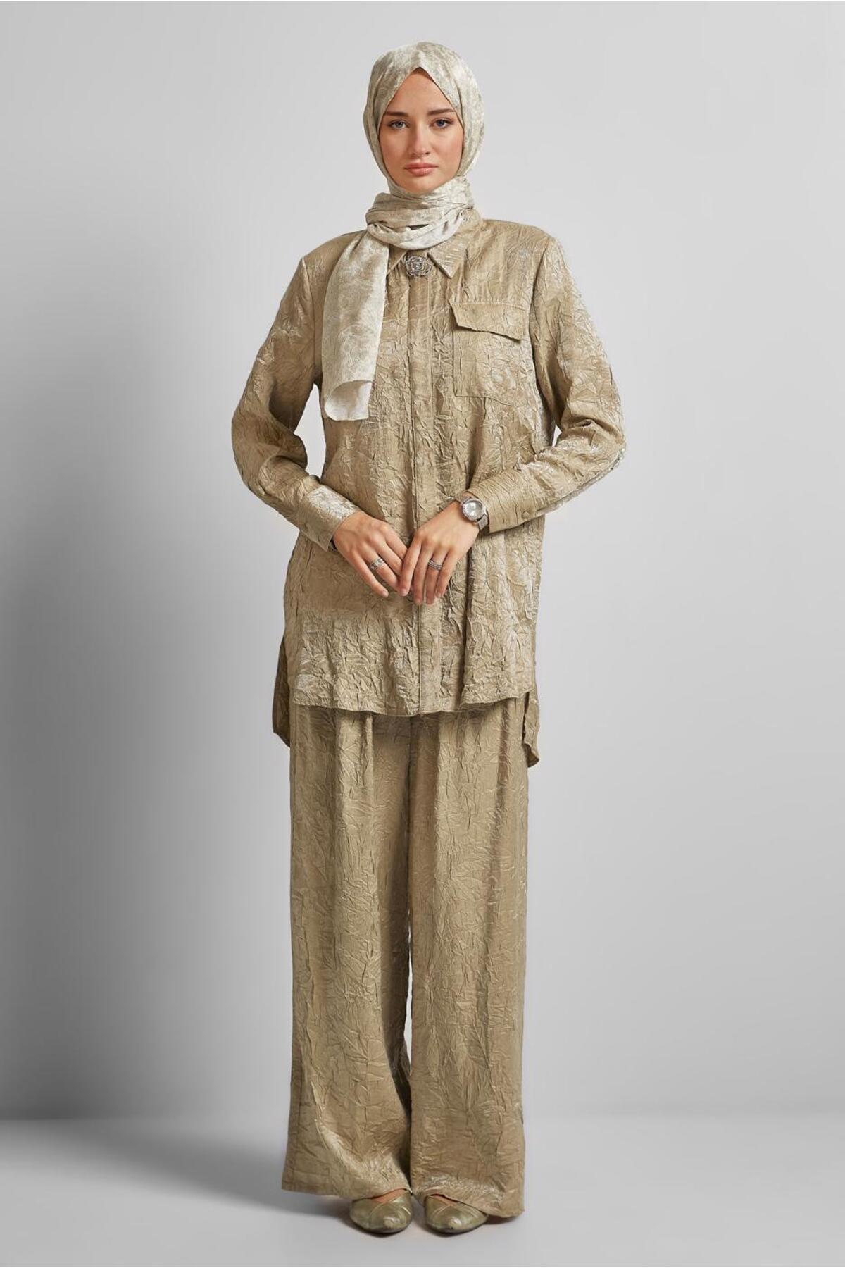 ست لباس زنانه راسته فاق نرمال آستین استاندارد | آلوینا Alvina 25YTKP0045583