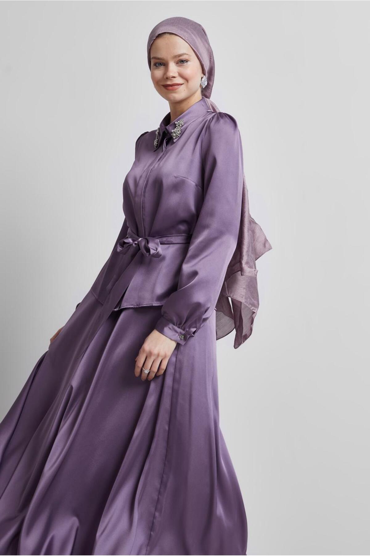 ست لباس زنانه راسته فاق نرمال آستین استاندارد | آلوینا Alvina 25YTKE0044723