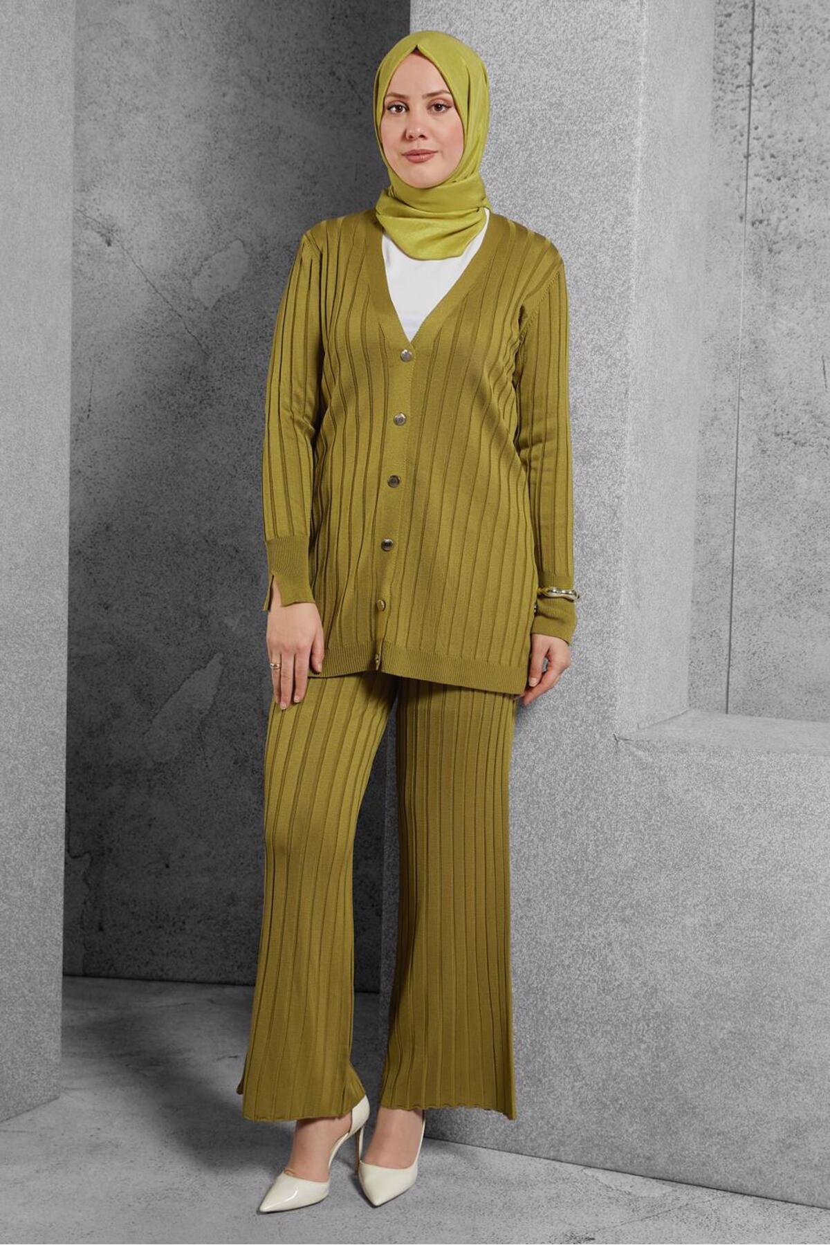 ست لباس زنانه راسته فاق نرمال آستین استاندارد | آلوینا Alvina 25KTKP0044957