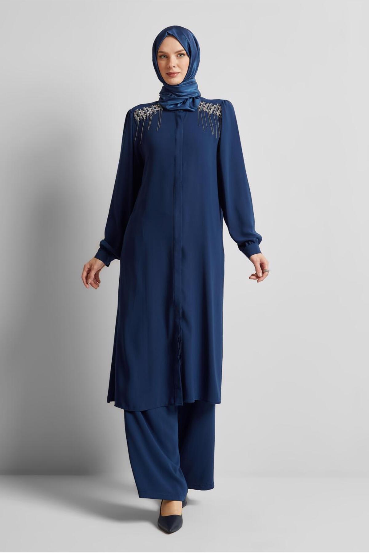 ست لباس زنانه راسته فاق نرمال آستین استاندارد | آلوینا Alvina 25YTKP0045455