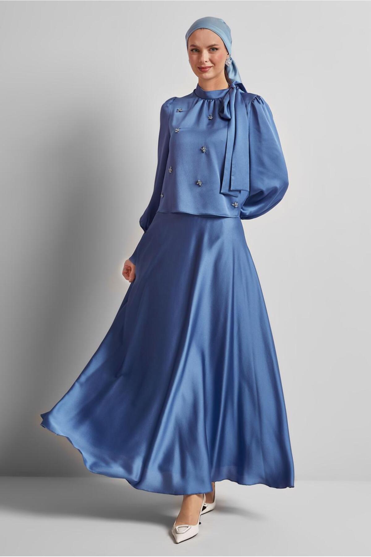 ست لباس زنانه راسته فاق نرمال آستین استاندارد | آلوینا Alvina 25YTKE0045561
