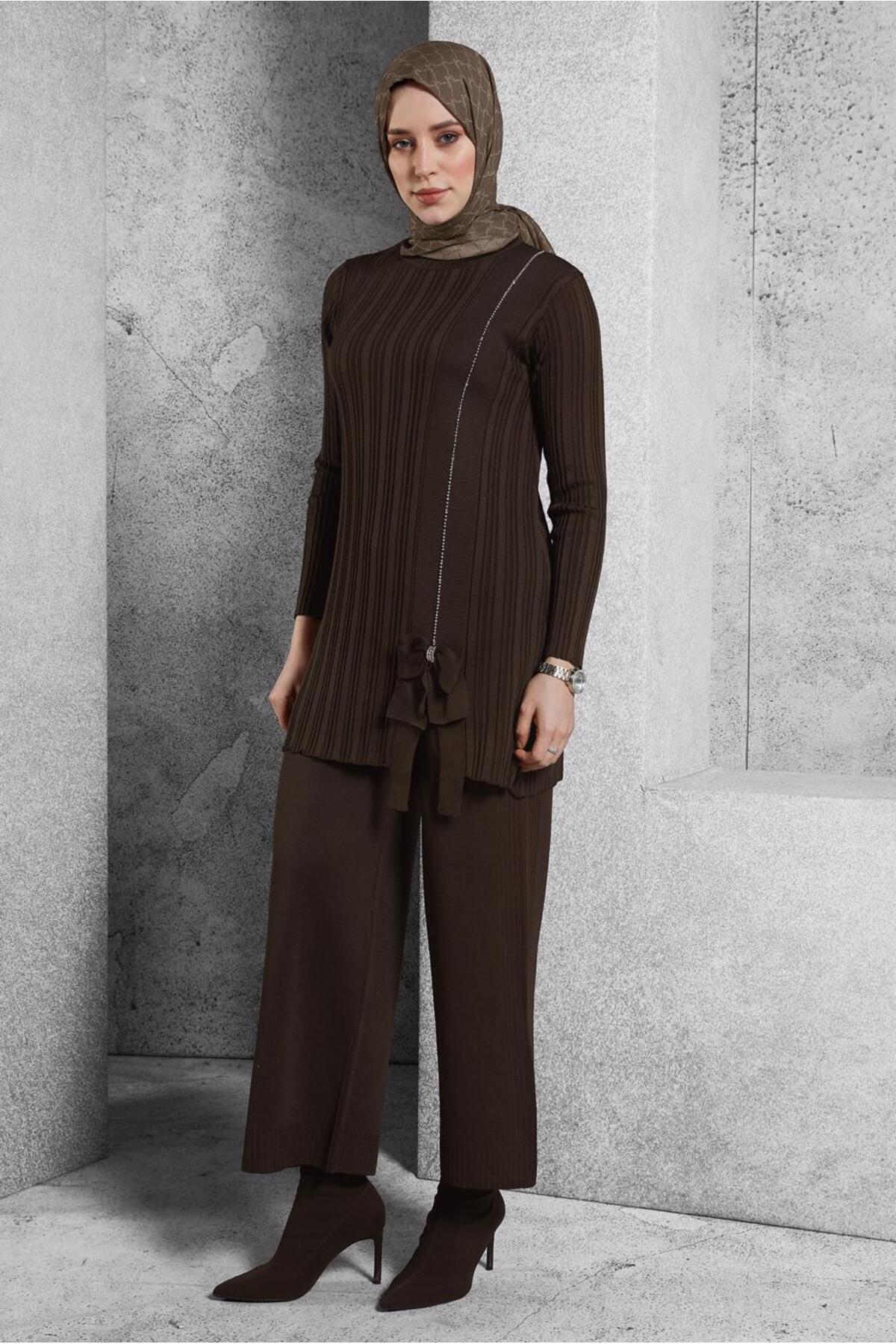 ست لباس زنانه راسته فاق نرمال آستین استاندارد | آلوینا Alvina 25KTKP0044955