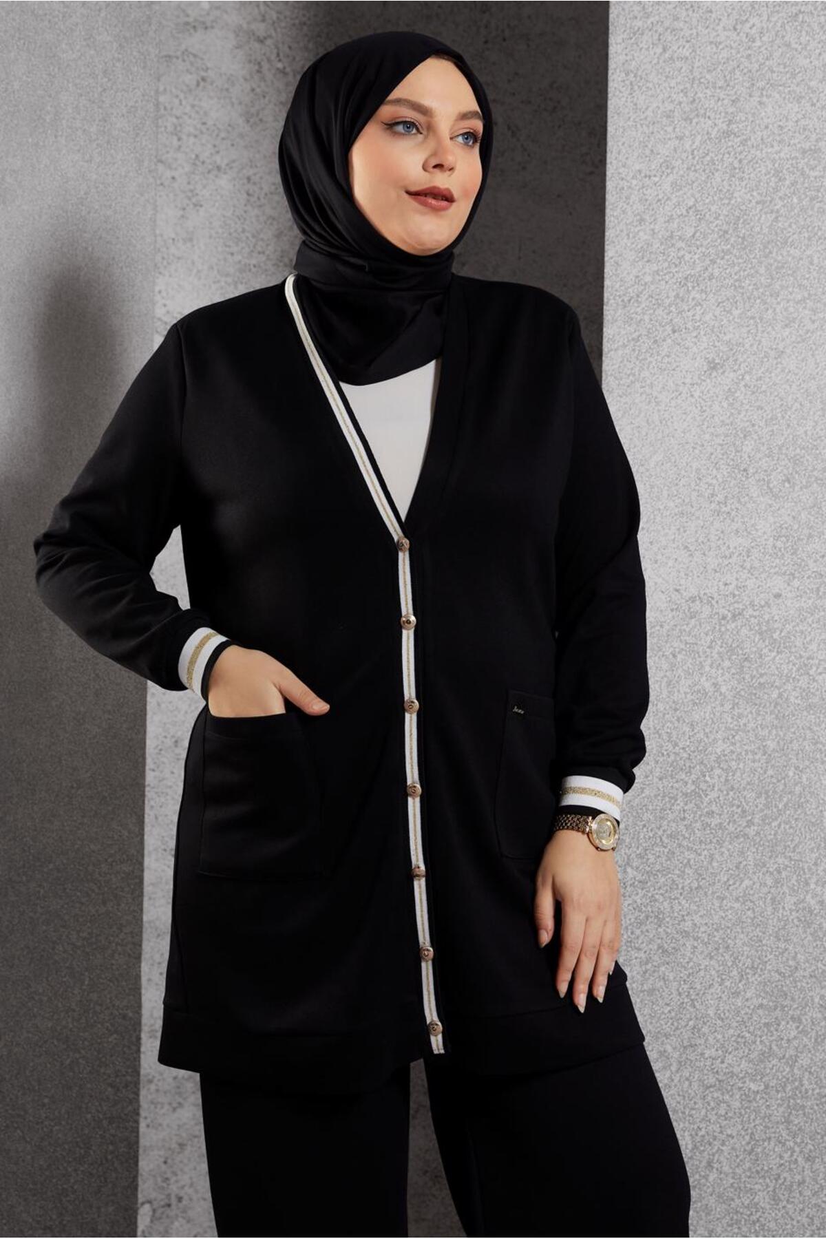 ست لباس زنانه راسته فاق نرمال آستین استاندارد | آلوینا Alvina 24KTKP0020486