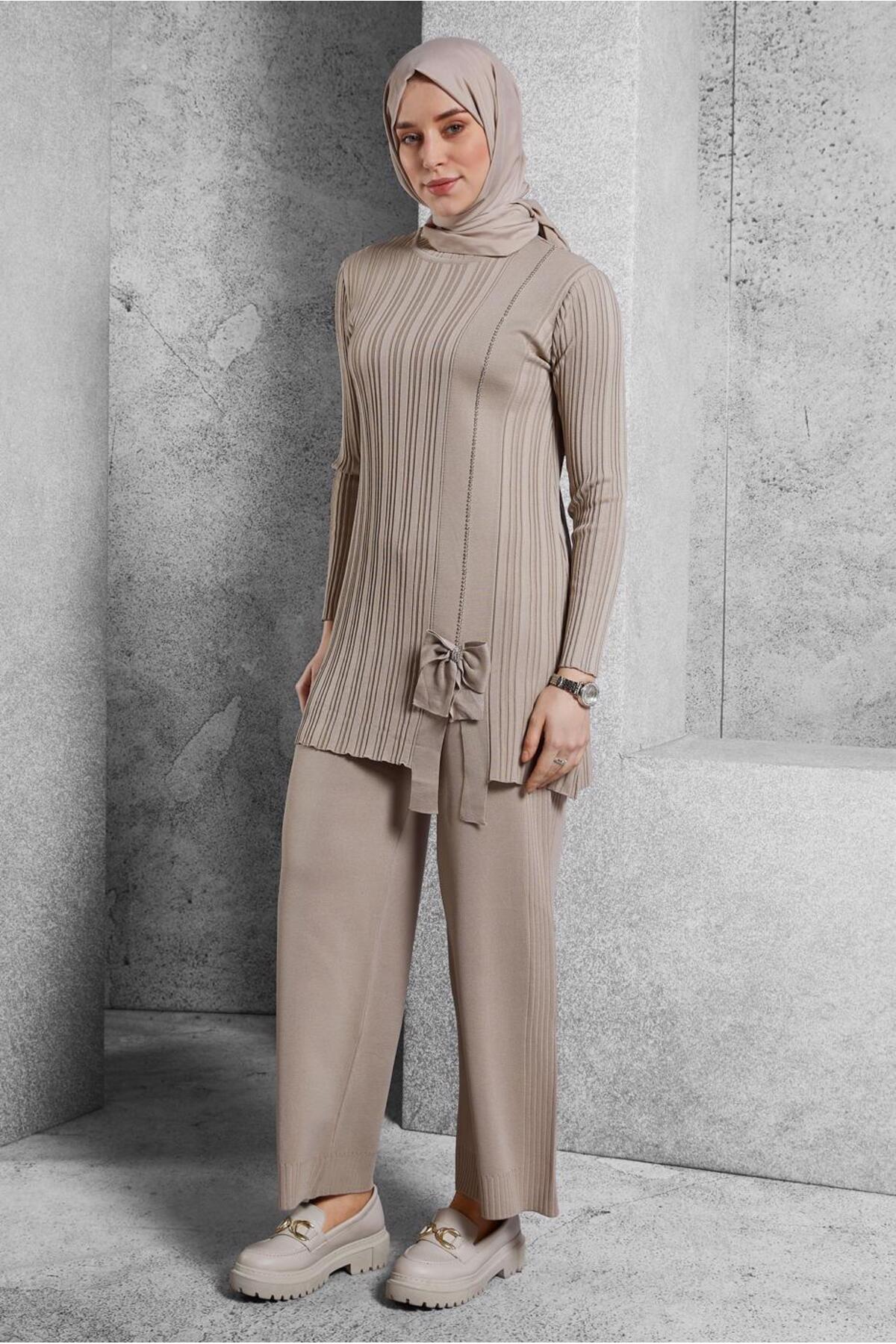 ست لباس زنانه راسته فاق نرمال آستین استاندارد | آلوینا Alvina 25KTKP0044955