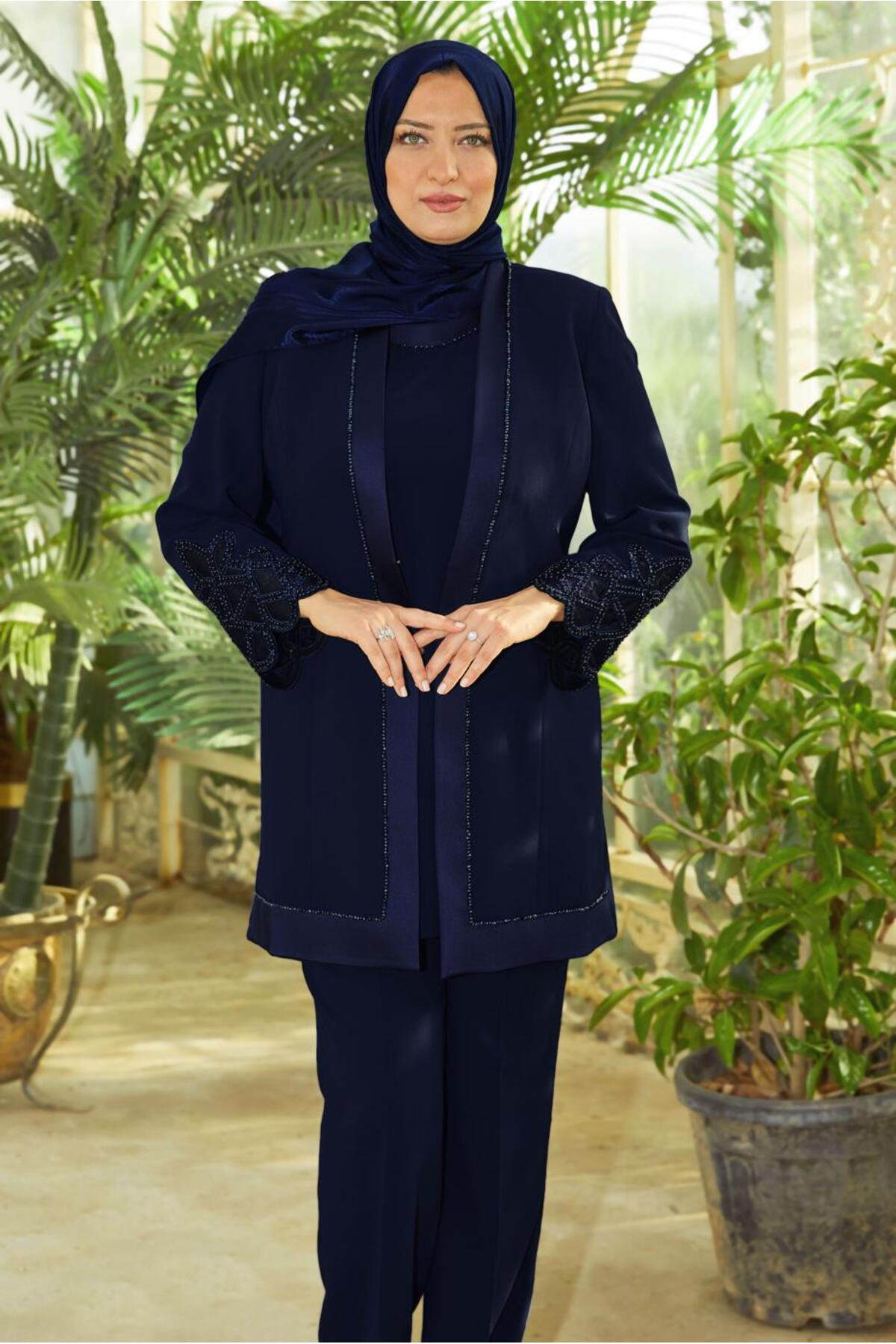 ست لباس زنانه راسته فاق نرمال آستین استاندارد | آلوینا Alvina 25YTKP0030520