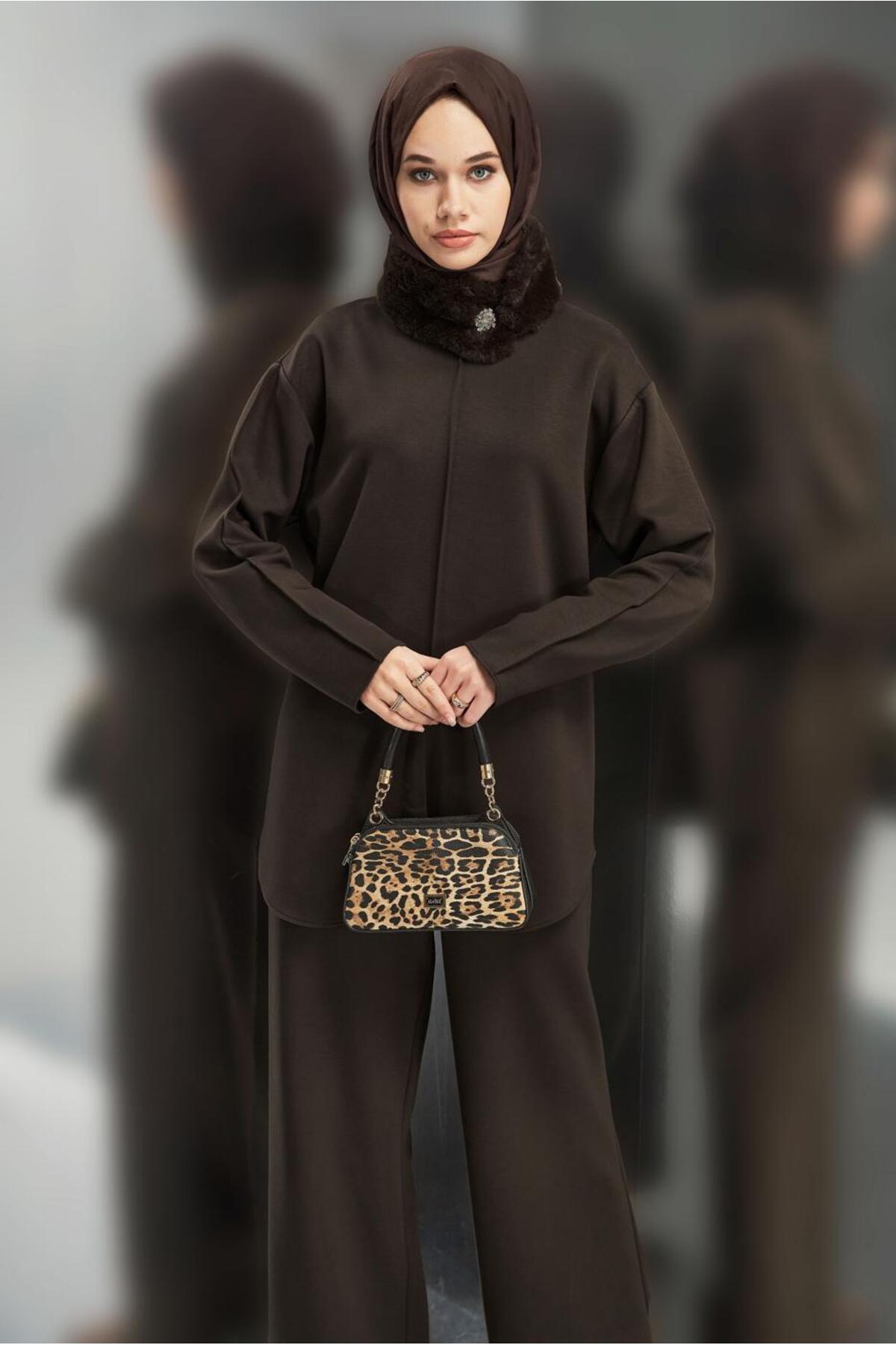 ست لباس زنانه راسته فاق نرمال آستین استاندارد | آلوینا Alvina 25KTKP0045086
