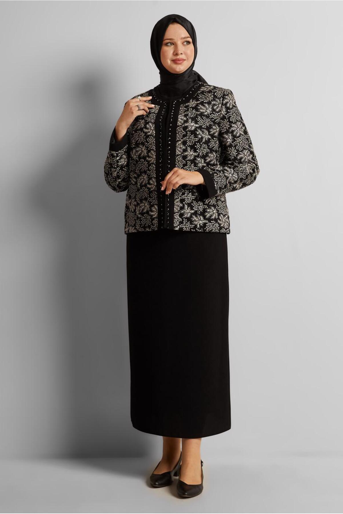 ست لباس زنانه اسلیمی فاق نرمال آستین استاندارد | آلوینا Alvina 25YTKE0030456