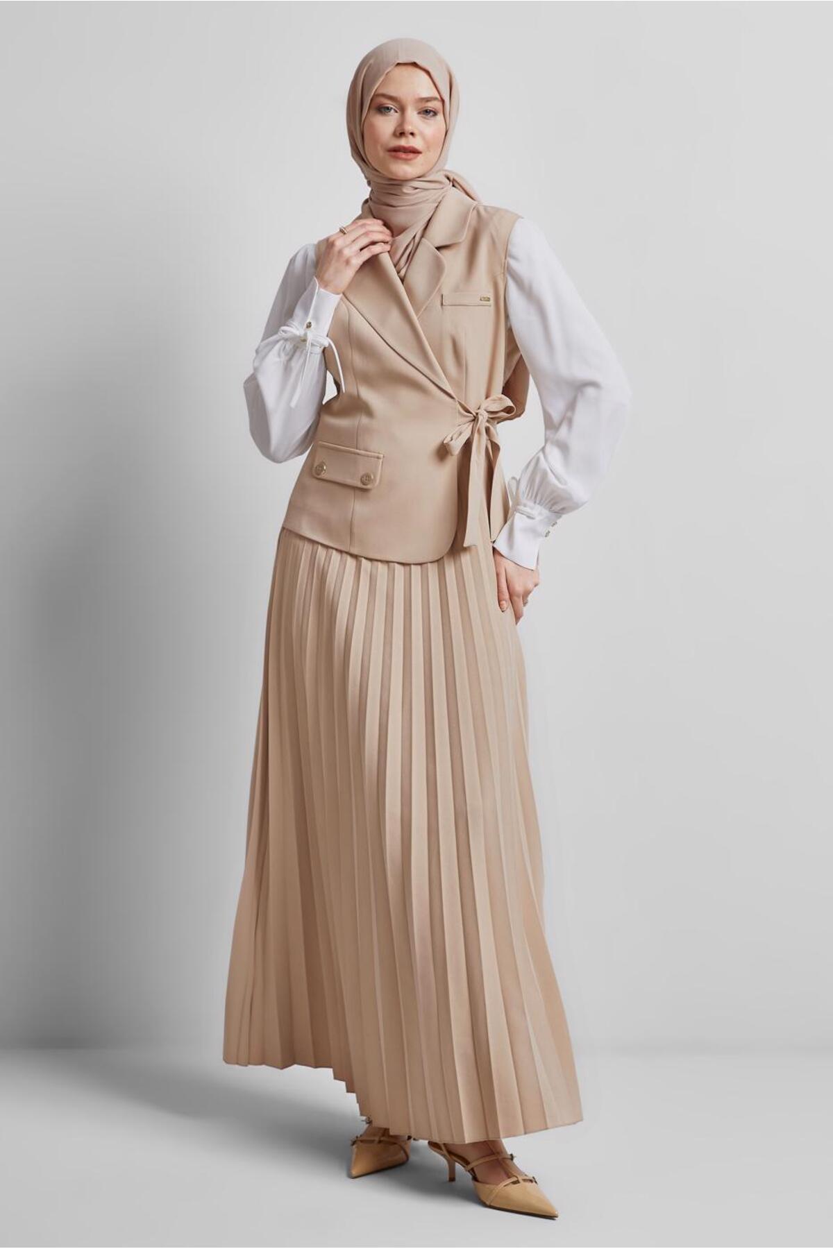 ست لباس زنانه راسته فاق نرمال آستین استاندارد | آلوینا Alvina 25YTKL0045330