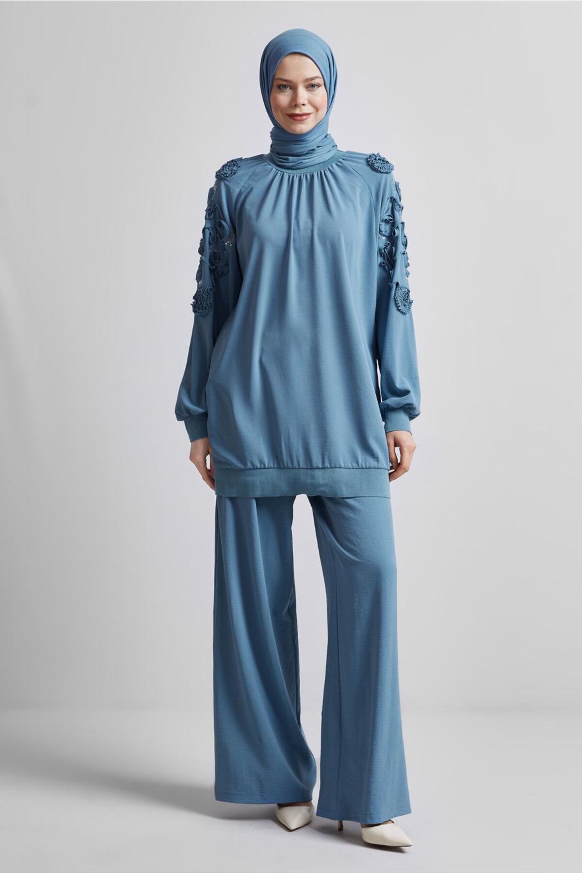 ست لباس زنانه راسته فاق نرمال آستین استاندارد | آلوینا Alvina 25YTKP0044698