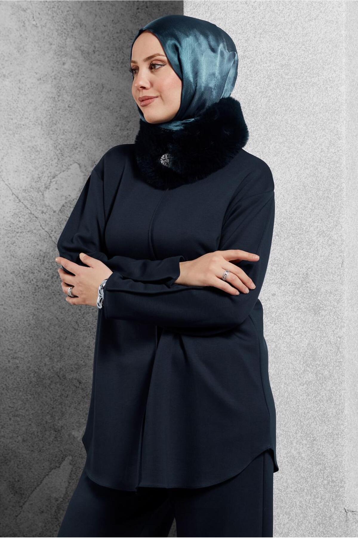 ست لباس زنانه راسته فاق نرمال آستین استاندارد | آلوینا Alvina 25KTKP0045086