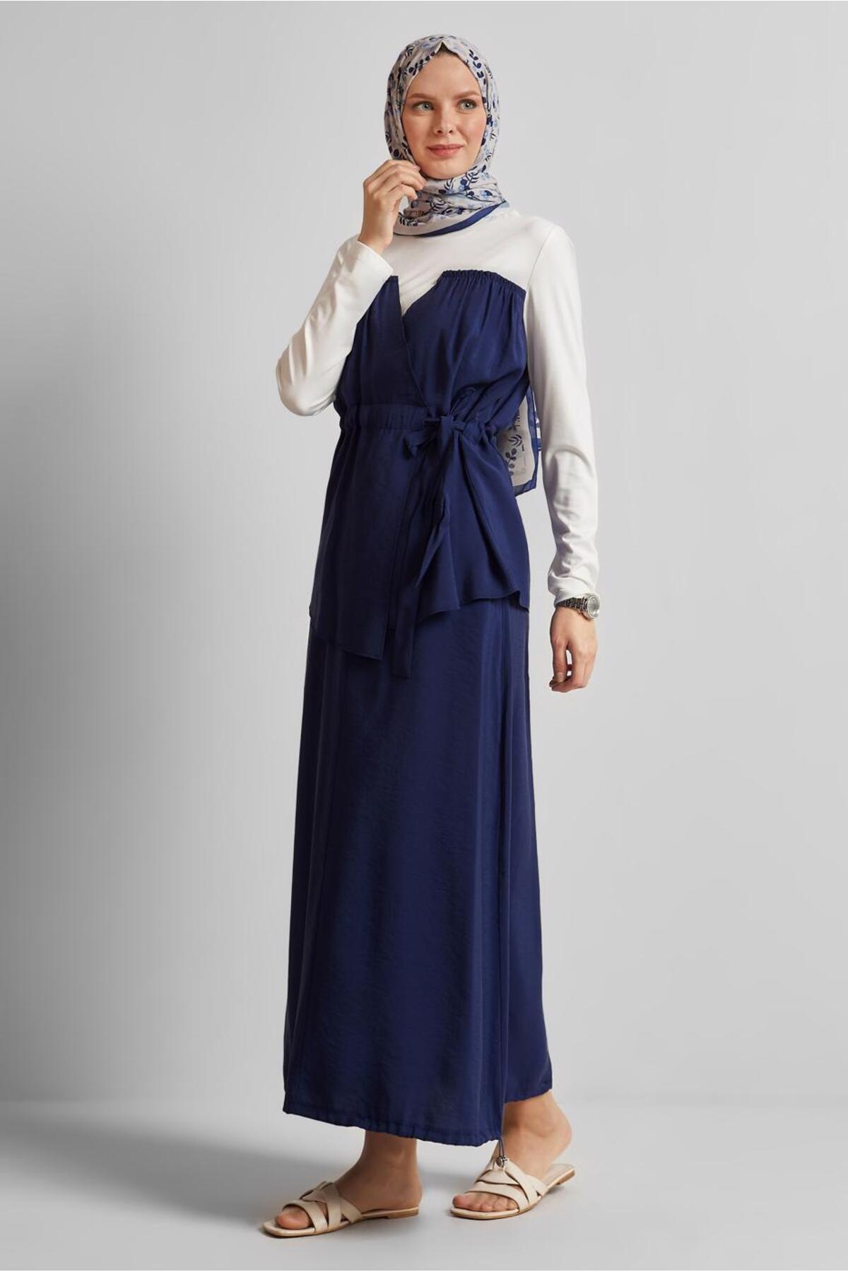 ست لباس زنانه راسته فاق نرمال آستین استاندارد | آلوینا Alvina 25YTKE0045565
