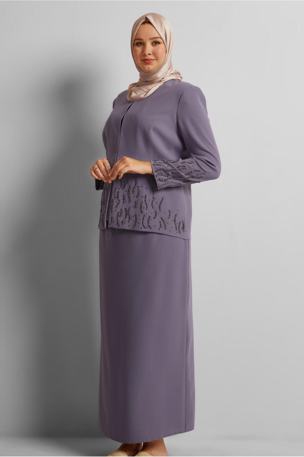 ست لباس زنانه راسته فاق نرمال آستین استاندارد | آلوینا Alvina 25YTKE0030527