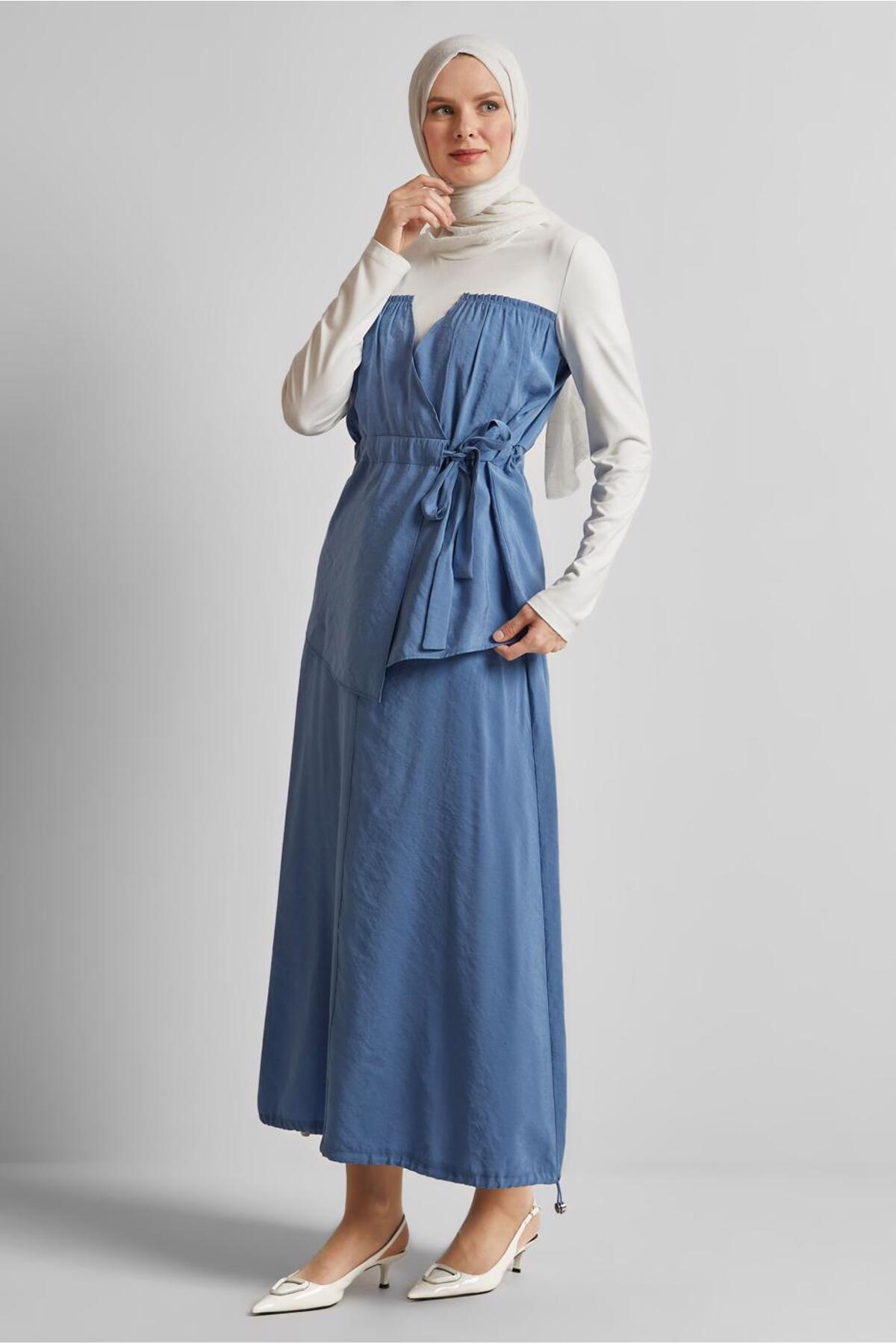 ست لباس زنانه راسته فاق نرمال آستین استاندارد | آلوینا Alvina 25YTKE0045565