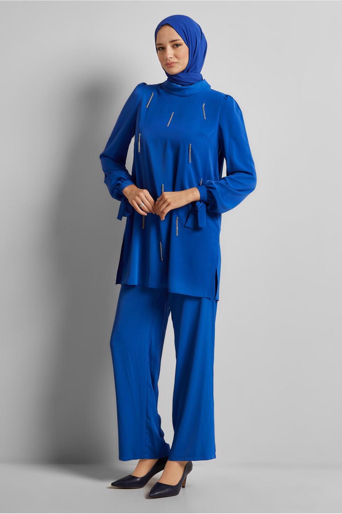 ست لباس زنانه راسته فاق نرمال آستین استاندارد | آلوینا Alvina 25YTKP0045669