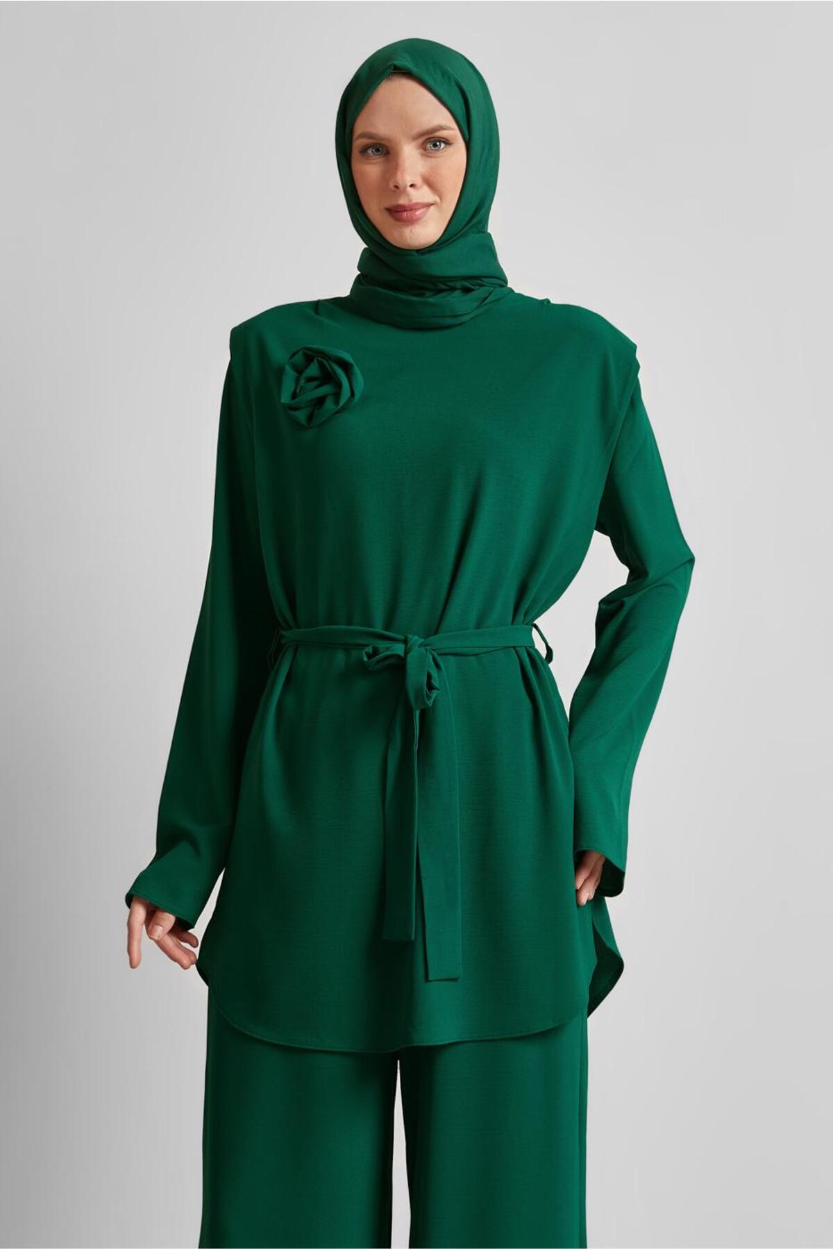 ست لباس زنانه راسته فاق نرمال آستین استاندارد | آلوینا Alvina 25YTKP0044758