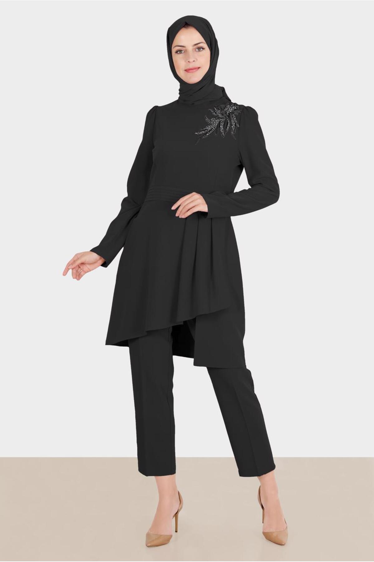 ست لباس زنانه راسته فاق نرمال آستین استاندارد | آلوینا Alvina 22YTKP0030284