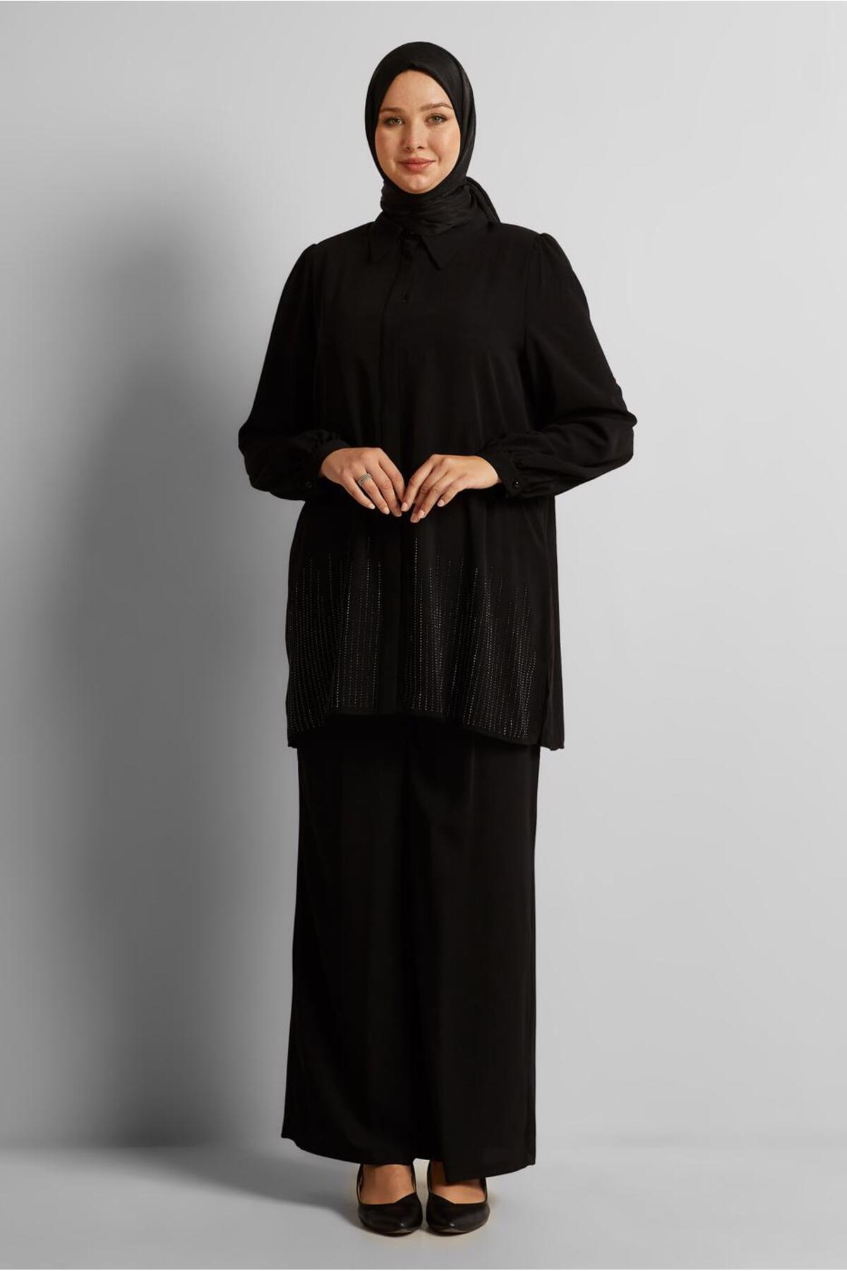 ست لباس زنانه راسته فاق نرمال آستین استاندارد | آلوینا Alvina 25YTKP0020713