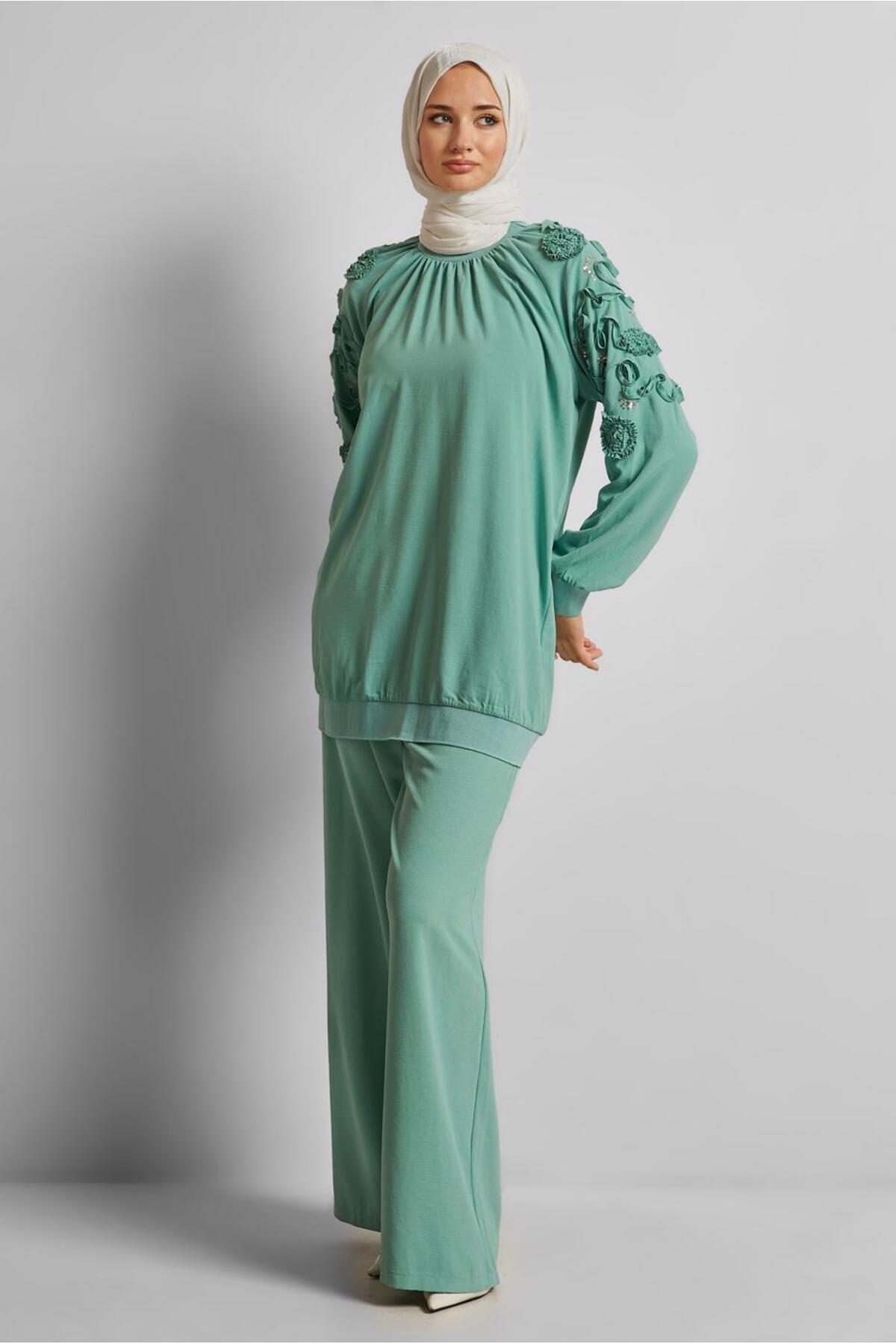 ست لباس زنانه راسته فاق نرمال آستین استاندارد | آلوینا Alvina 25YTKP0044698