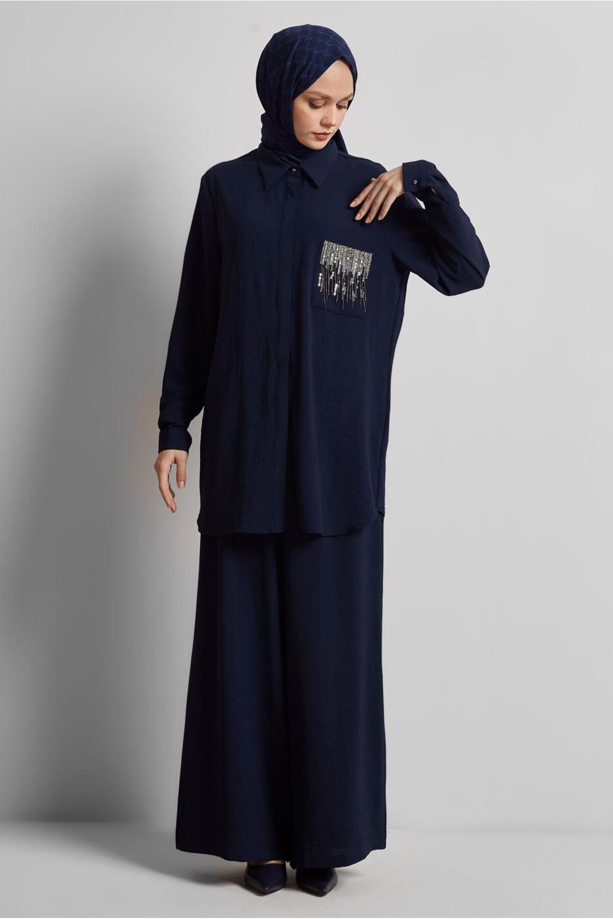 ست لباس زنانه راسته فاق نرمال آستین استاندارد | آلوینا Alvina 25YTKP0044681