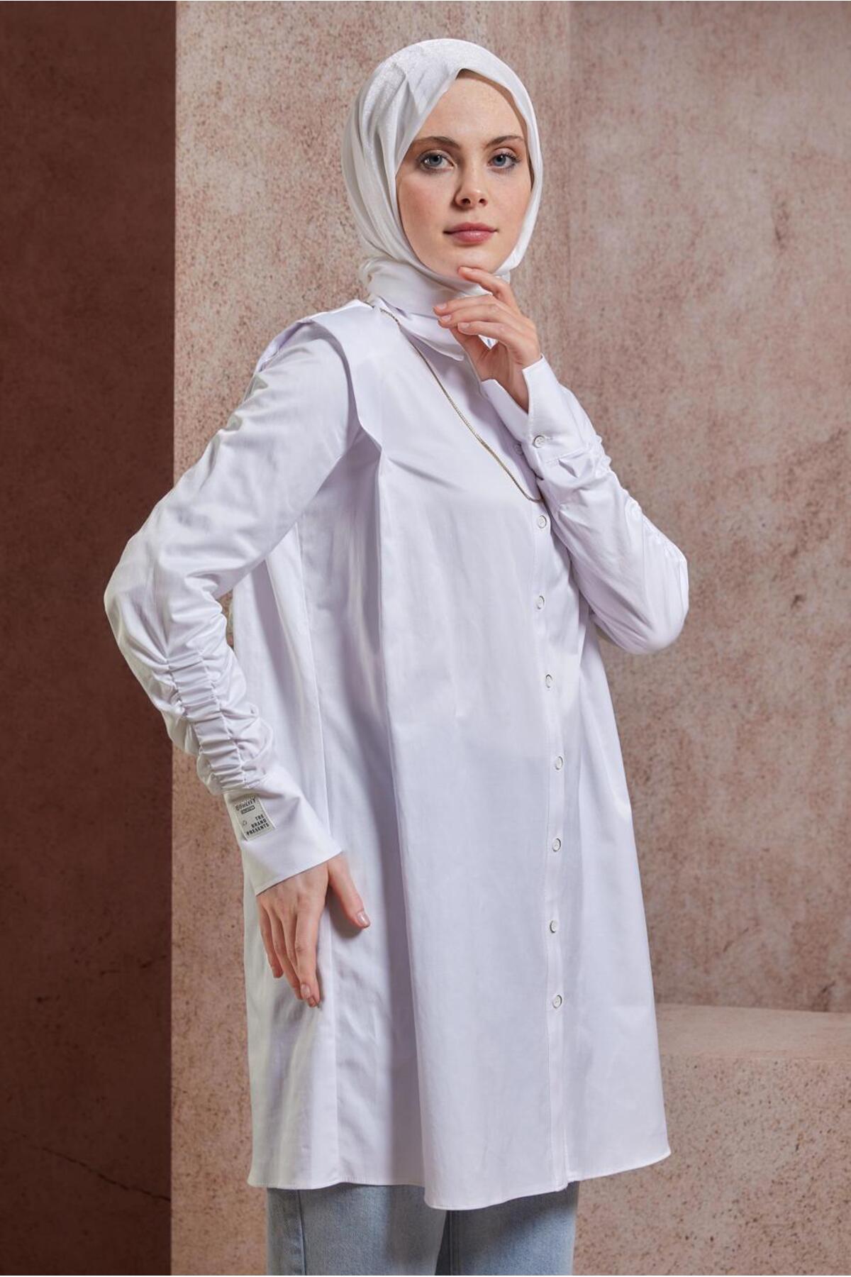 تونیک زنانه راسته آستین استاندارد | آلوینا Alvina 24YTNK0044466