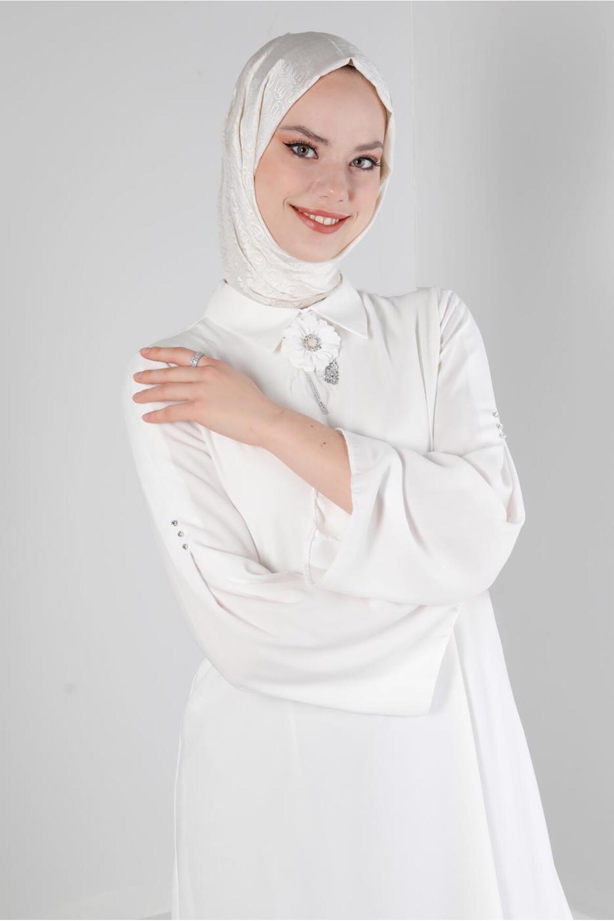 تونیک زنانه راسته آستین بلند | آلوینا Alvina 23YTNK0043503
