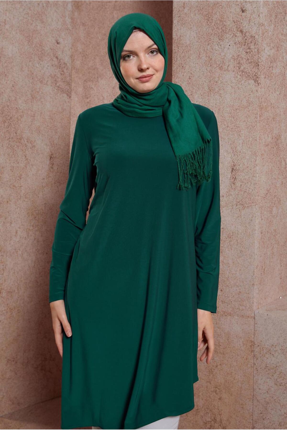 تونیک زنانه راسته آستین بلند | آلوینا Alvina 22YTNK0042806