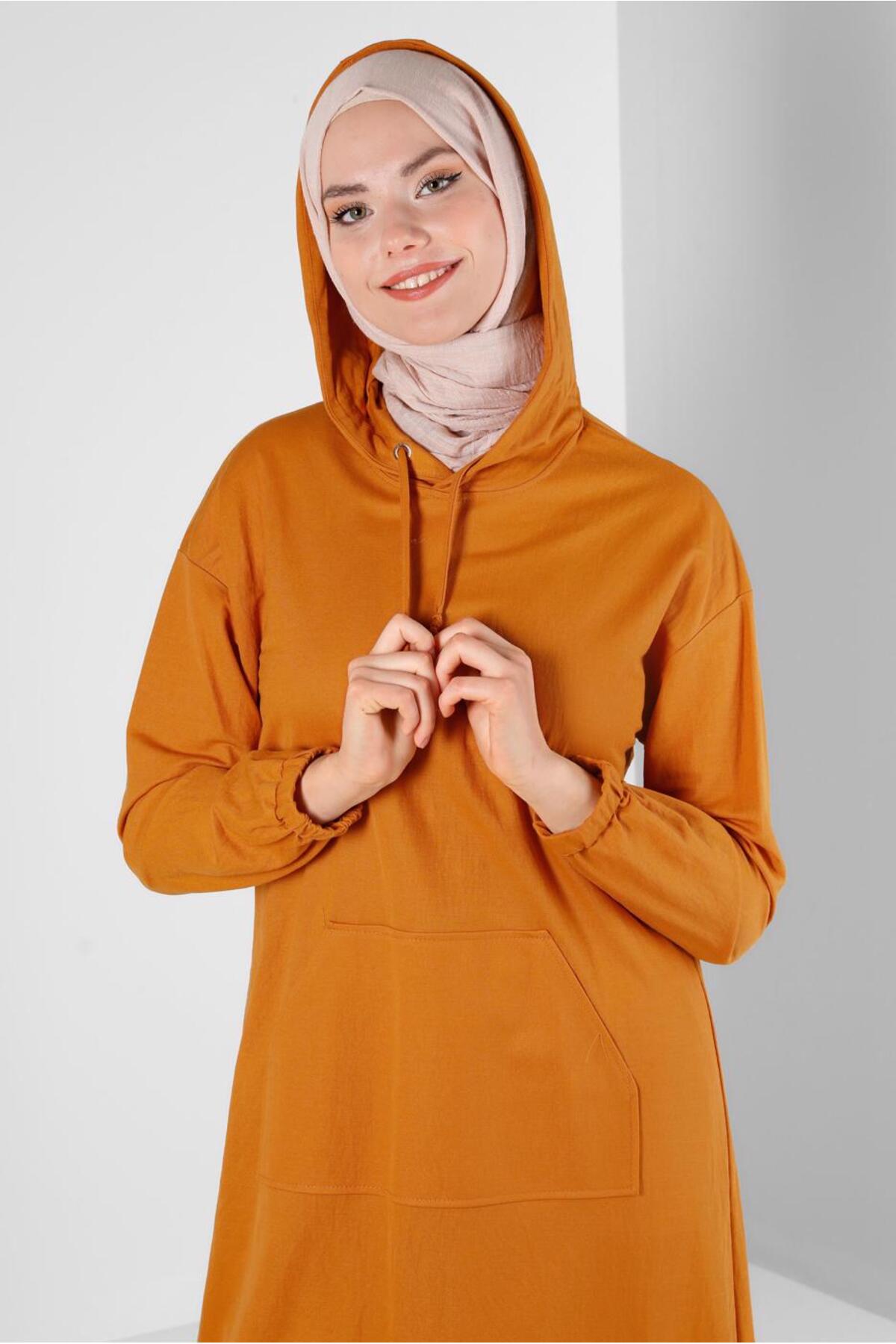 تونیک زنانه راسته آستین بلند | آلوینا Alvina 23YTNK0043619